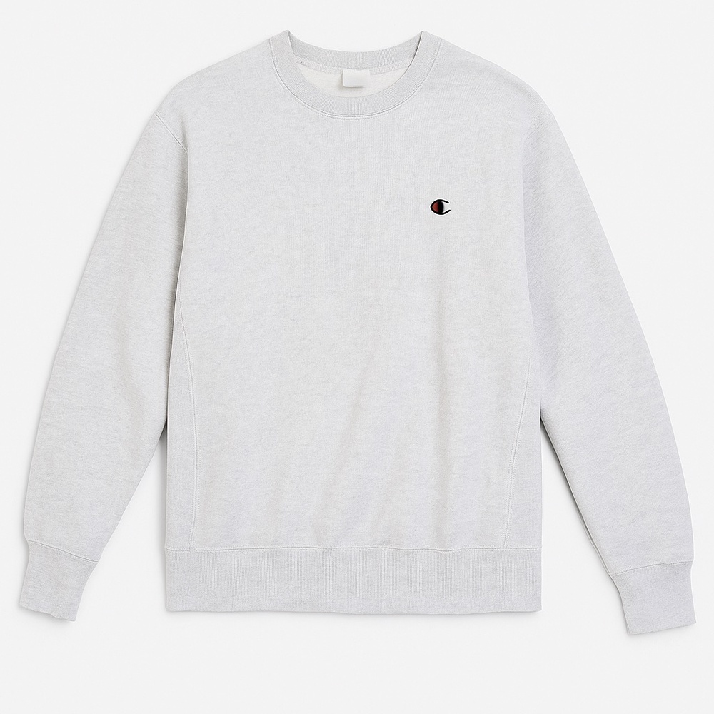 Champion Gray Men's Reverse Weave Sweatshirt (medium)